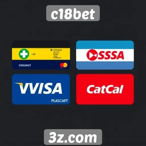 Opções de pagamento disponíveis no c18bet
